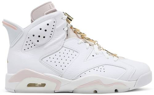 Wmns Air Jordan 6 Retro 'Gold Hoops' - SneakerCool.com