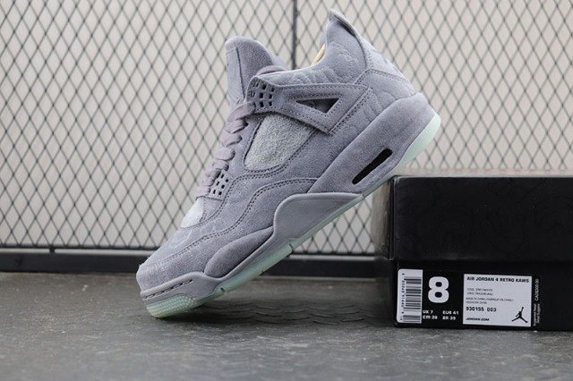 KAWS x Air Jordan 4 Retro 'Cool Grey' - SneakerCool.com