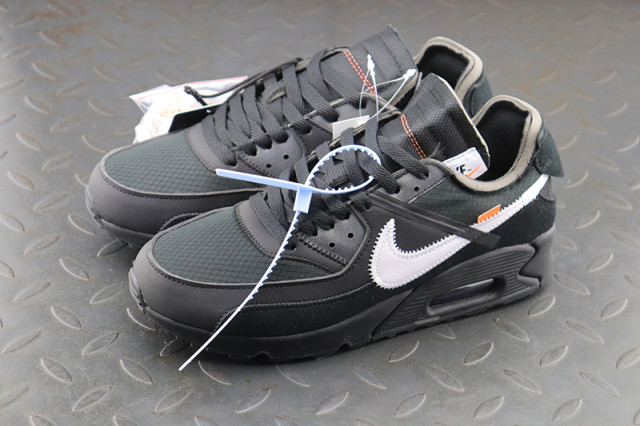 Off-White x Air Max 90 'Black' - SneakerCool.com