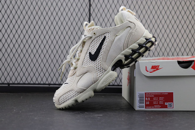 stussy air zoom spiridon caged fossil