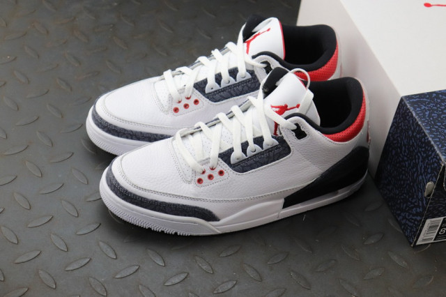 jordan 3 retro denim fire red