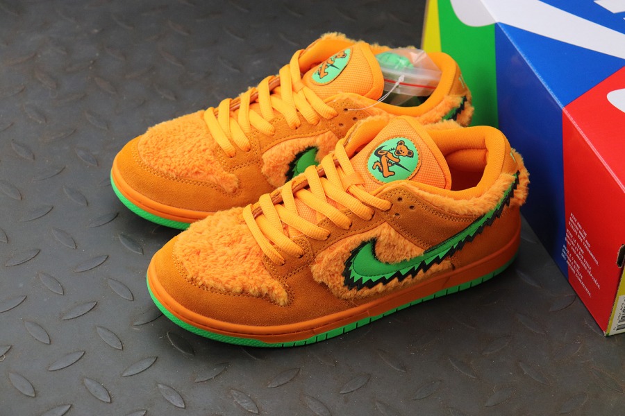 Grateful Dead x Dunk Low SB 'Orange Bear' - SneakerCool.com