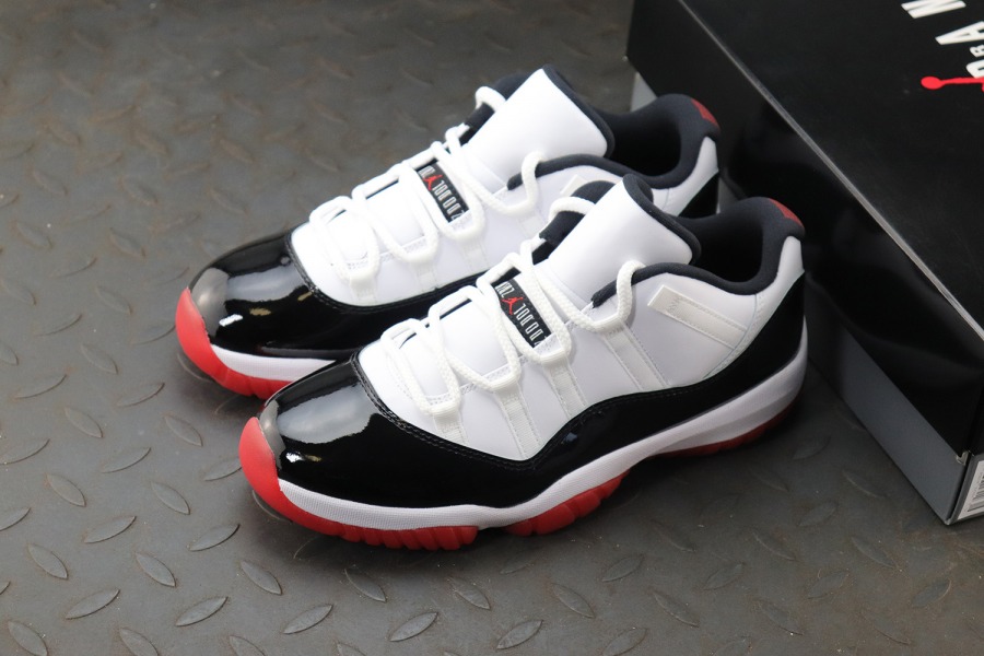 Air Jordan 11 Retro Low 'Concord-Bred' - SneakerCool.com