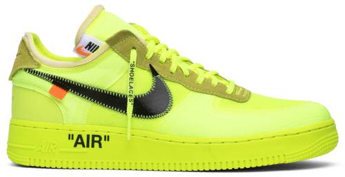 Off-White x Air Force 1 Low 'Volt' - SneakerCool.com
