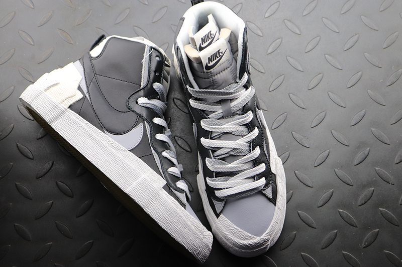 sacai x blazer mid black grey