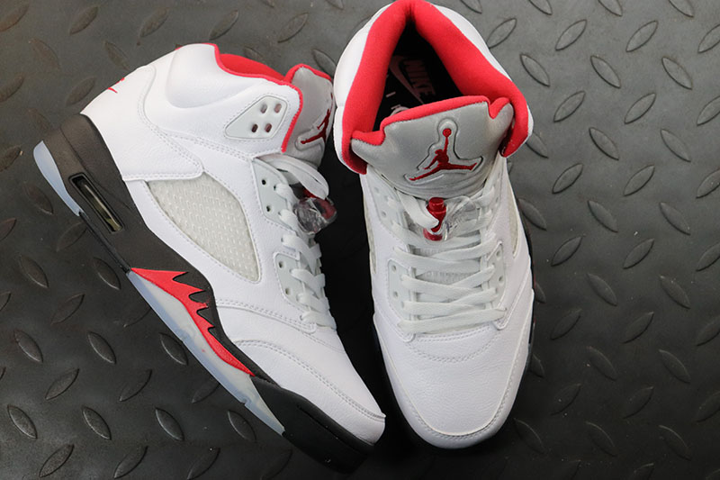jordan retro 5 fire red