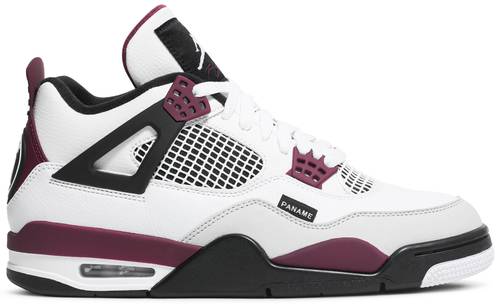 jordan retro 4 white bordeaux