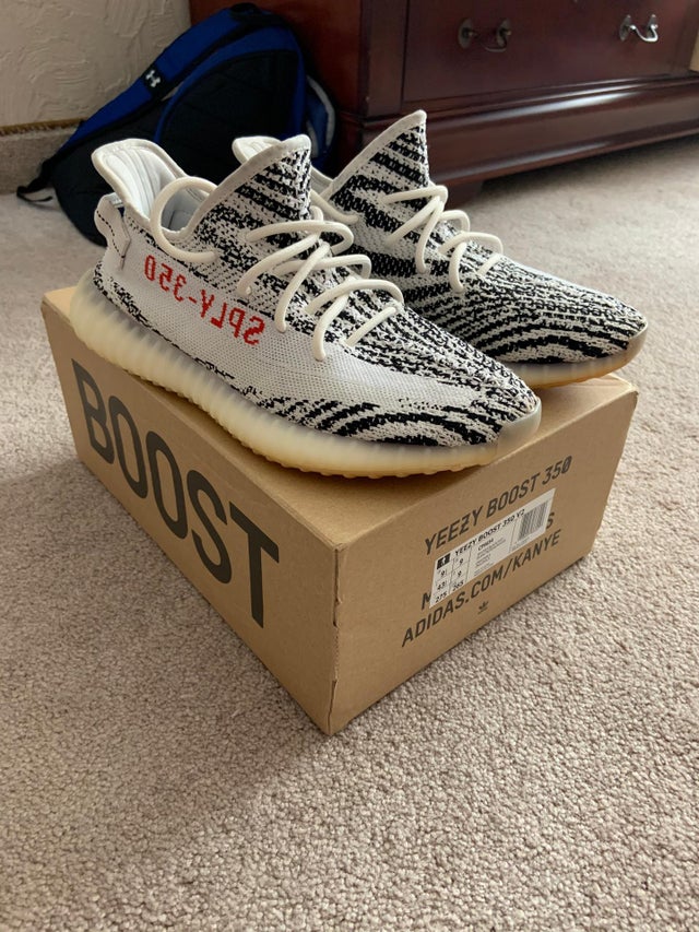 zebra yeezy 6.5