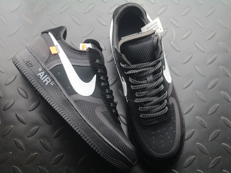 Off-White x Air Force 1 Low 'Black' - SneakerCool.com