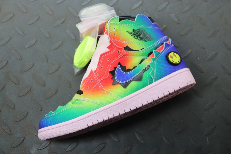 J. Balvin x Air Jordan 1 Retro OG High 'Colores Y Vibras' - SneakerCool.com