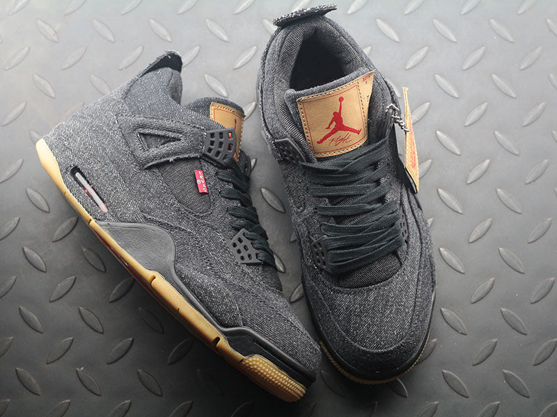 jordan retro 4 black denim