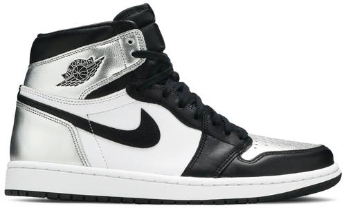 Wmns Air Jordan 1 Retro High OG 'Silver Toe' - SneakerCool.com