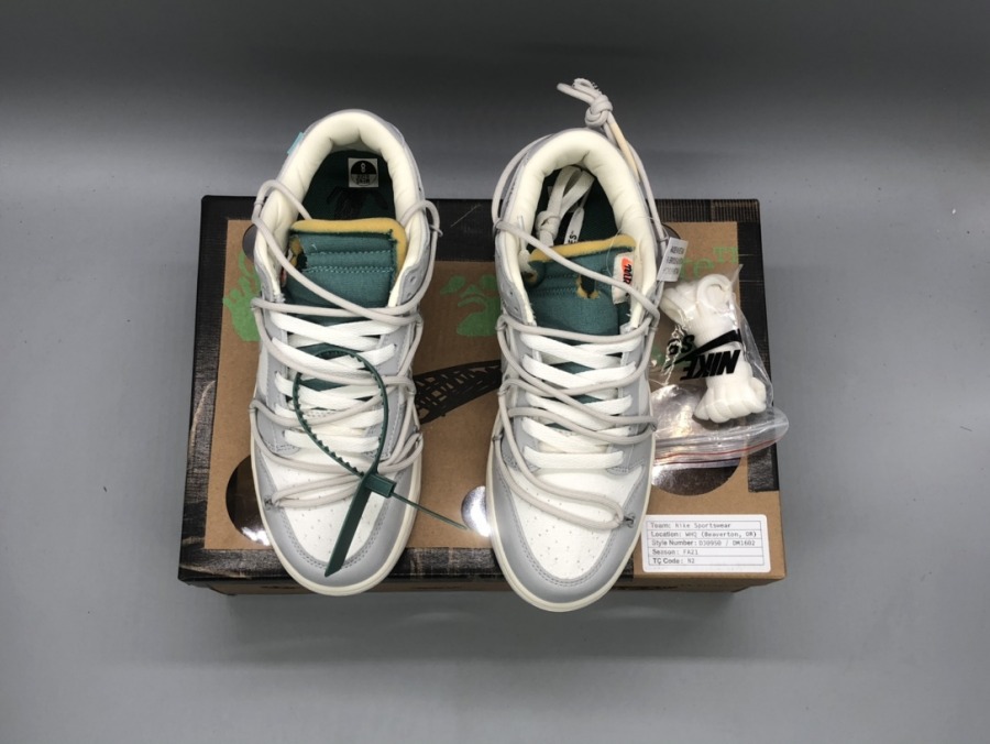 Off-White x Dunk Low 'Lot 42 of 50' - SneakerCool.com