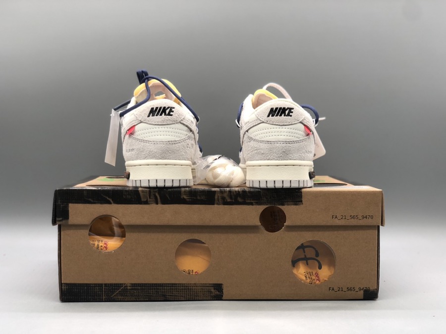 off white dunk lot box