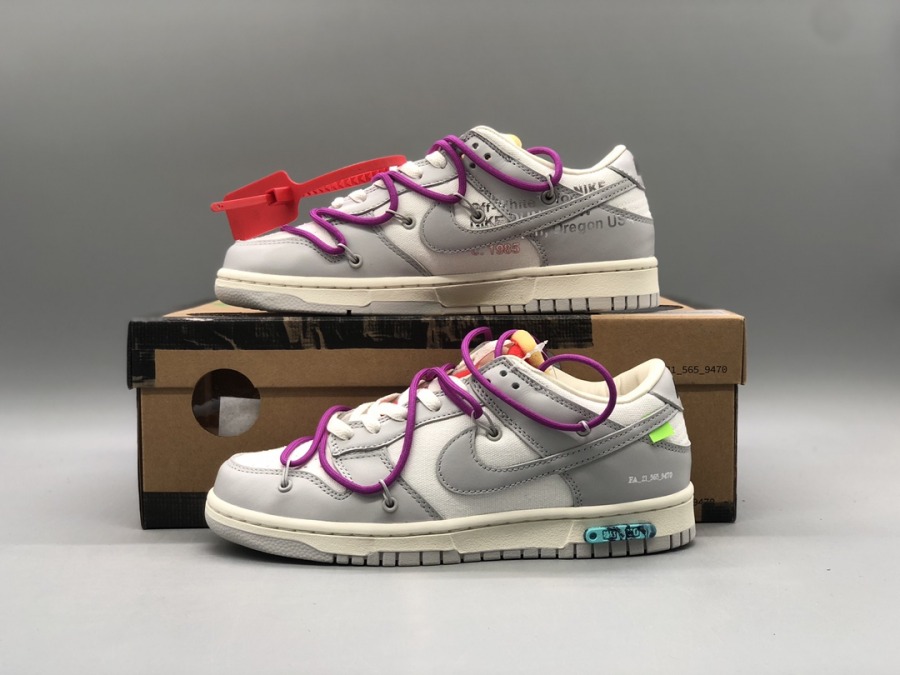Off-White x Dunk Low 'Lot 45 of 50' - SneakerCool.com