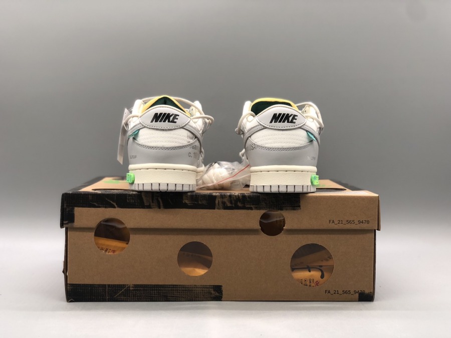 off white dunk 50 box