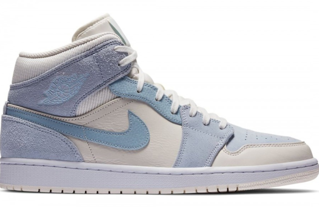 sail light blue jordans