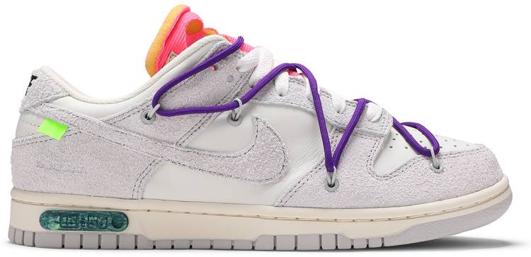 purple off white dunk