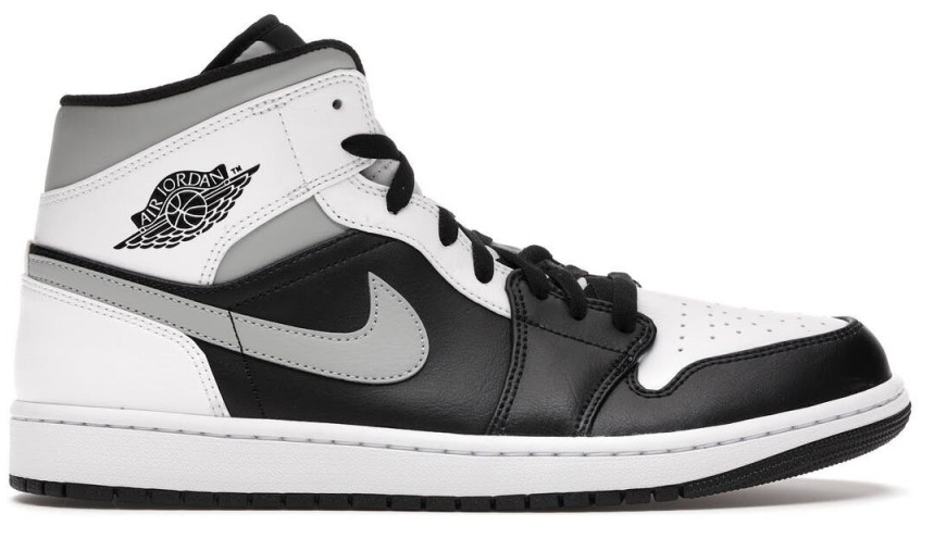 Air Jordan 1 Mid 'White Shadow' - SneakerCool.com