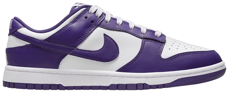 purple white dunks