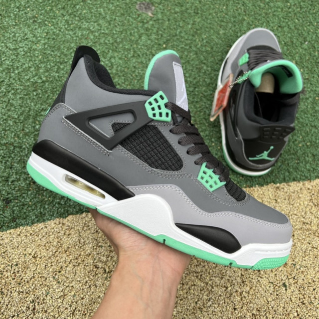 Air Jordan 4 Retro 'green Glow' - Sneakercool.com