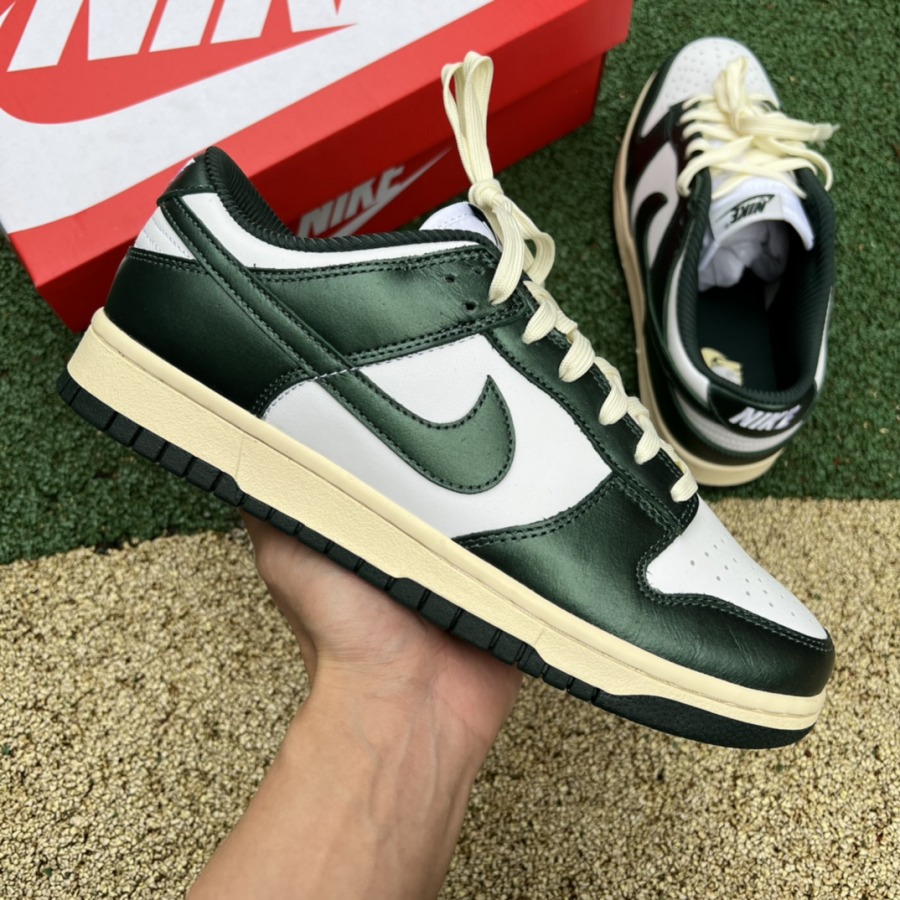 Wmns Dunk Low 'Vintage Green' - SneakerCool.com