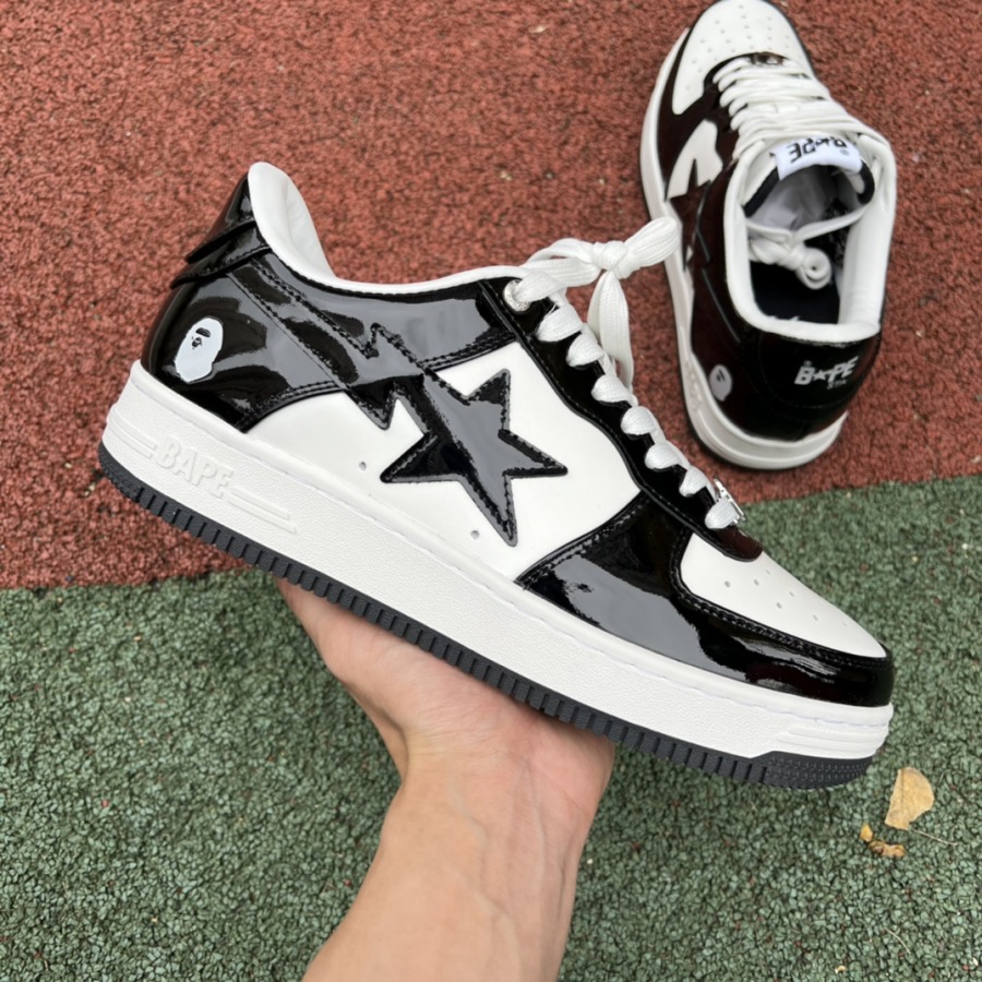 Bape Sk8 Sta Low 'Black' - SneakerCool.com