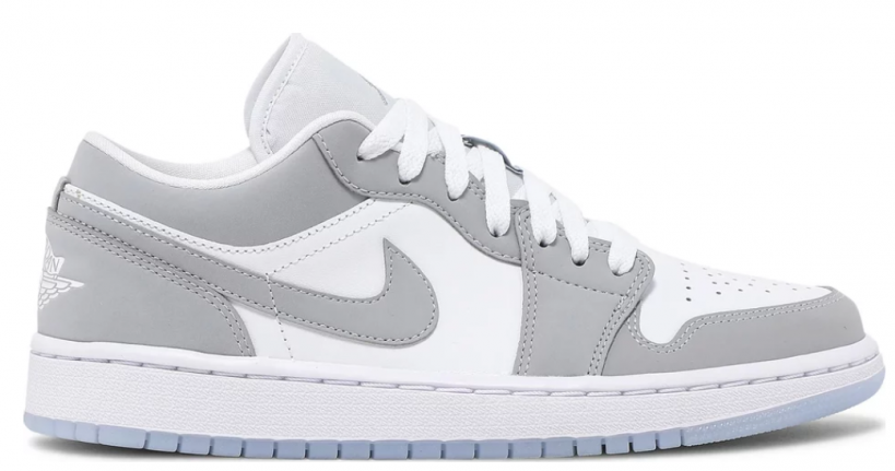 jordan 1 low white wolf grey