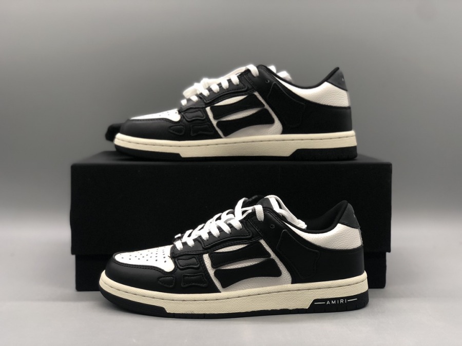 Amiri Skel Top Low 'Black White' - SneakerCool.com