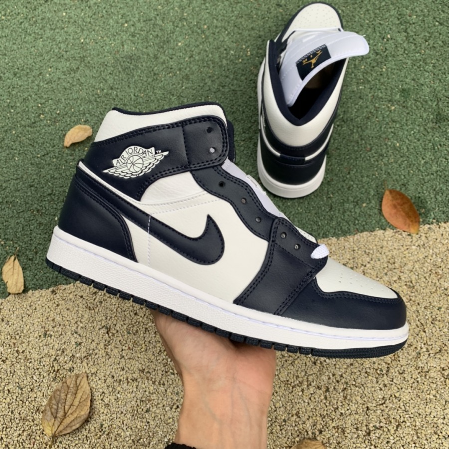 Air Jordan 1 Mid 'Obsidian' - SneakerCool.com