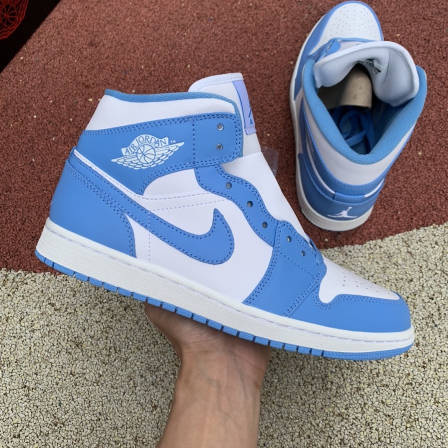 Air Jordan 1 Mid 'UNC' - SneakerCool.com