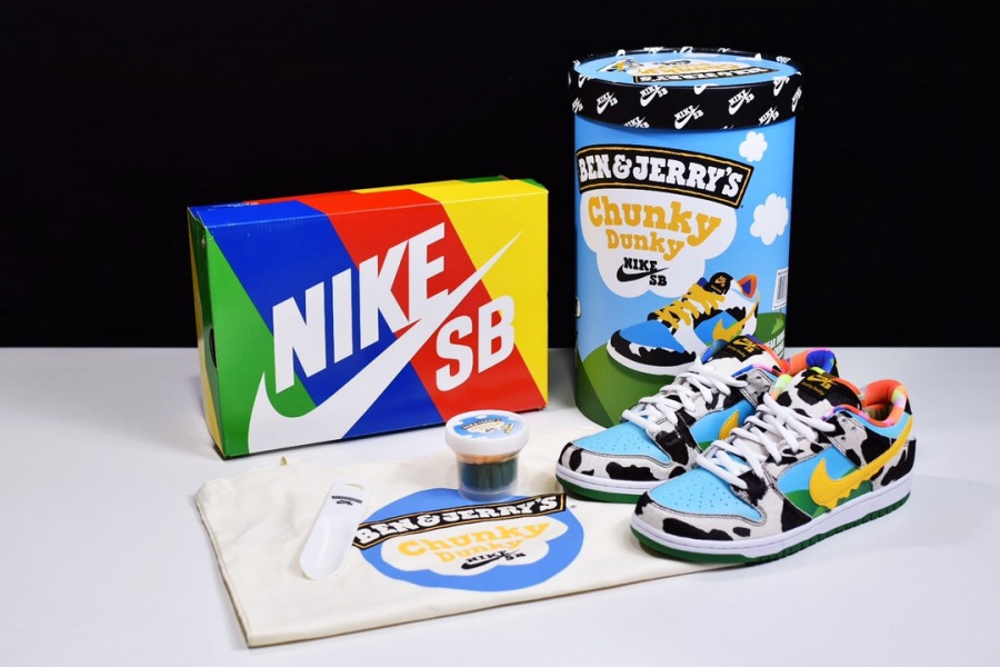 constantly Permanent Addition Ben & Jerry's x Dunk Low SB 'Chunky Dunky' Special Ice Cream Box -  SneakerCool.com