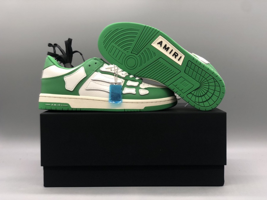 amiri skel top low green