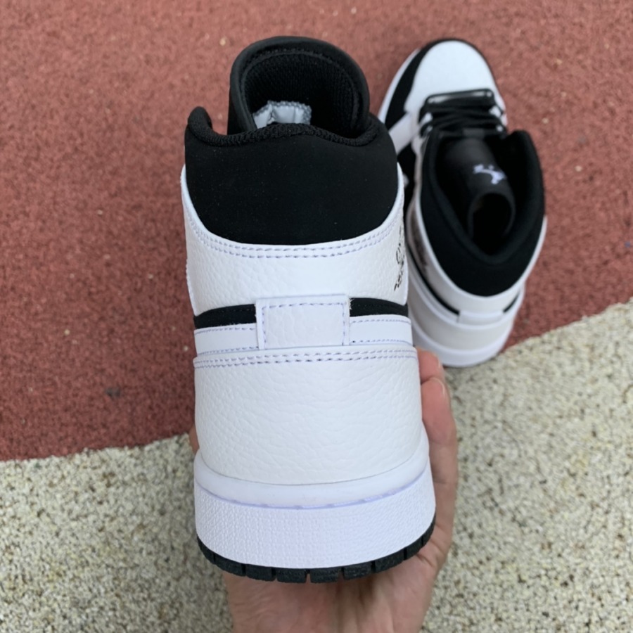 Air Jordan 1 Retro Mid 'Tuxedo' - SneakerCool.com