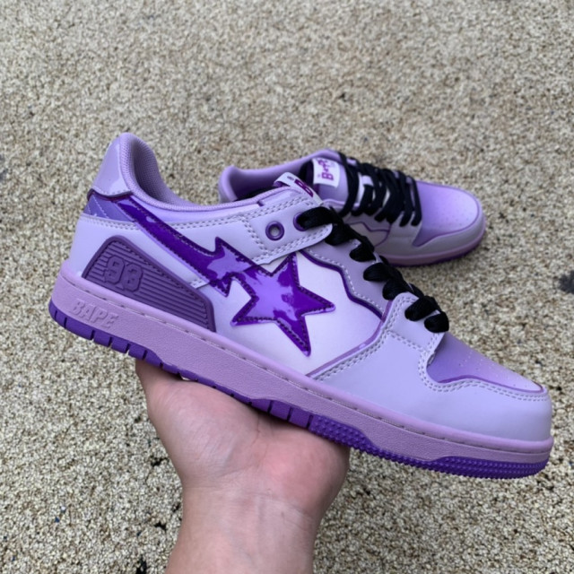 purple bapesta