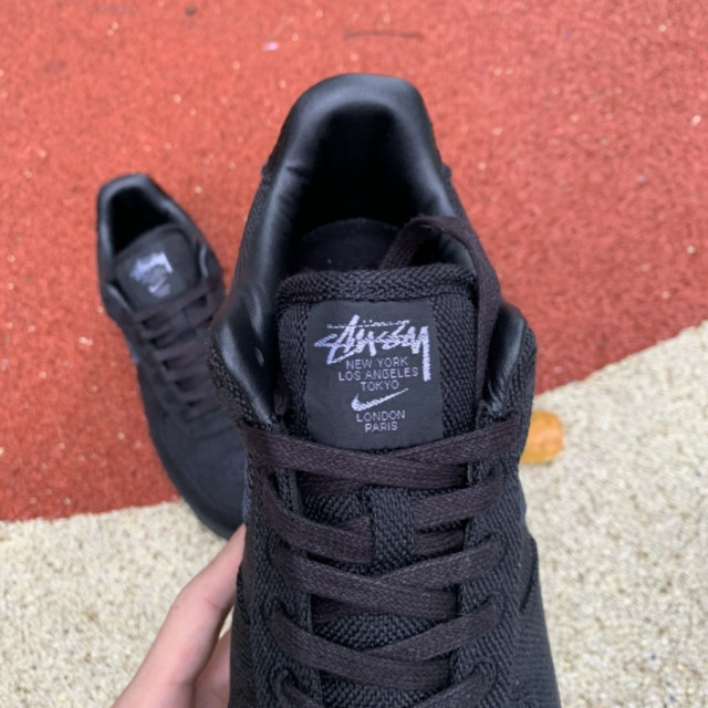 Stussy x Air Force 1 Low 'Triple Black' - SneakerCool.com Stussy x Air Force 1 Low 'Triple Black' - SneakerCool.com