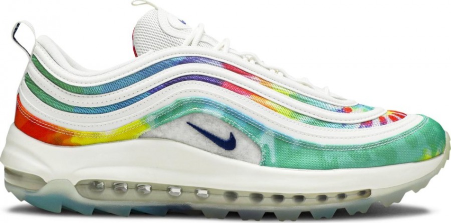 tie dye air max 97 white