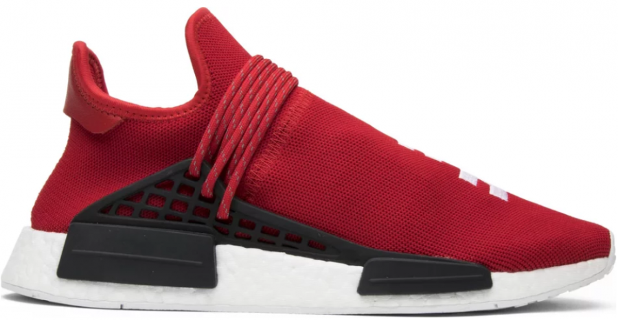 red pharrell adidas human race