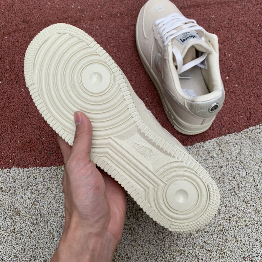 stüssy x nike air force 1 low fossil