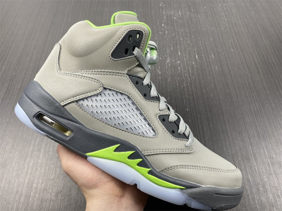 jordan retro 5 green bean