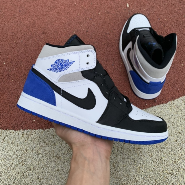 jordan 1 mid se royal black toe