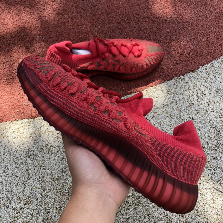 Yeezy Boost 350 V2 CMPCT 'Slate Red' - SneakerCool.com