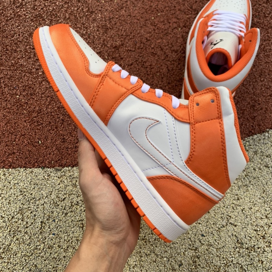 air jordan mid se electro orange