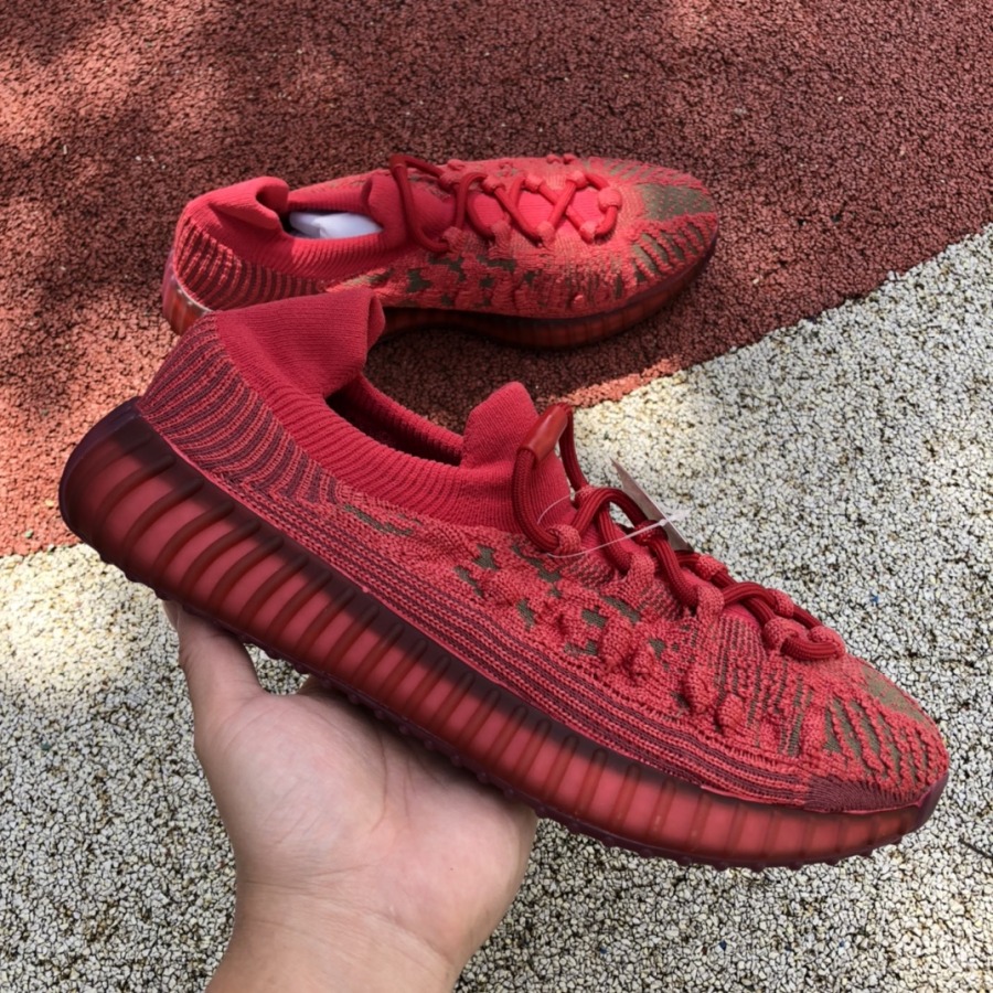 Yeezy Boost 350 V2 CMPCT 'Slate Red' - SneakerCool.com