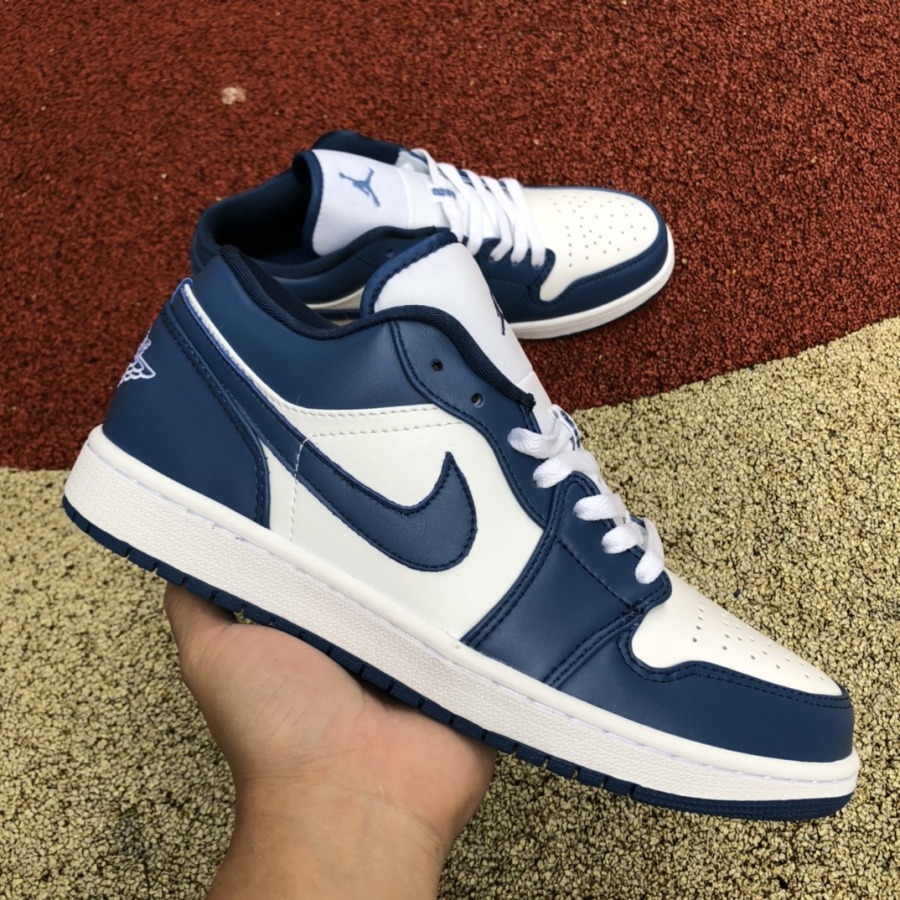 Wmns Air Jordan 1 Low 'Marina Blue' - SneakerCool.com