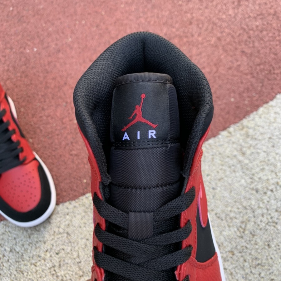 Air Jordan 1 Mid 'Bred' - SneakerCool.com