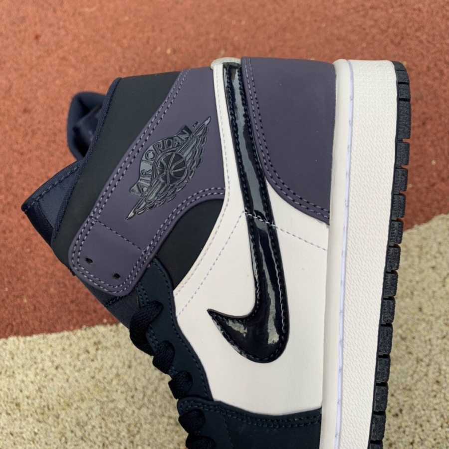 sanded purple air jordan 1