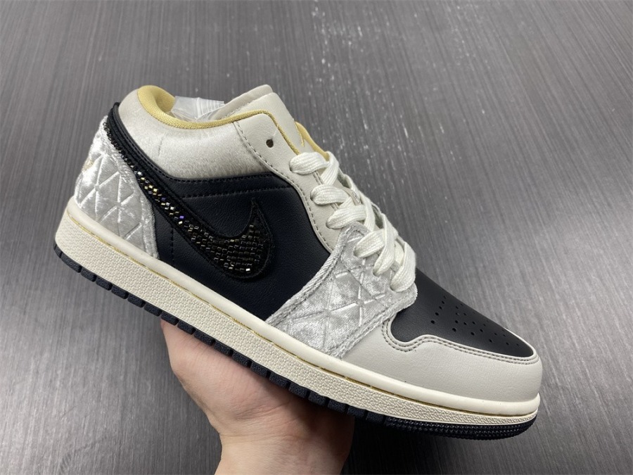 Air Jordan 1 Low SE 'Beaded Swoosh' - SneakerCool.com