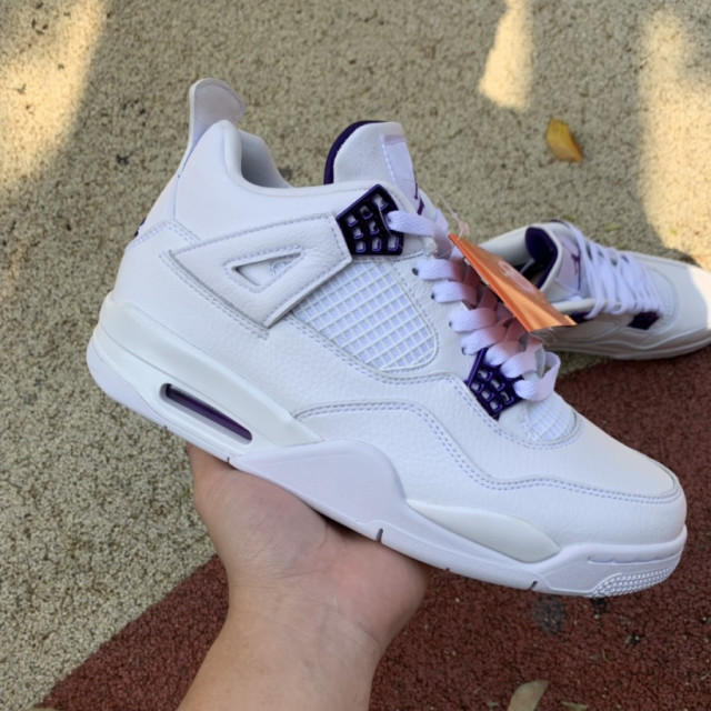 Air Jordan 4 Retro 'Purple Metallic' - SneakerCool.com