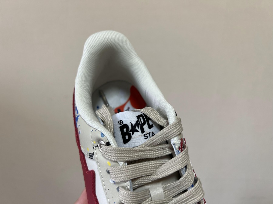 Bape Sk8 Sta Low 'Paint Beige' - SneakerCool.com